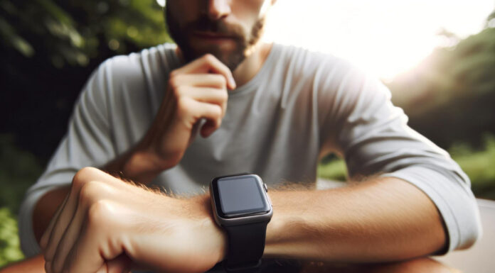 Męski smartwatch